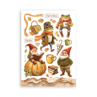 Whispering Woods - Stamperia A5 Washi Pad 8/Pkg