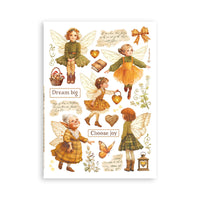 Whispering Woods - Stamperia A5 Washi Pad 8/Pkg