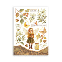 Whispering Woods - Stamperia A5 Washi Pad 8/Pkg
