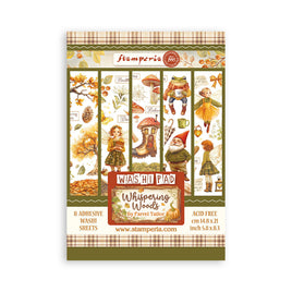 Whispering Woods - Stamperia A5 Washi Pad 8/Pkg