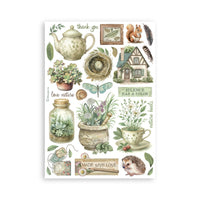 Herbarium Silvae - Stamperia A5 Washi Pad 8/Pkg