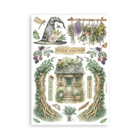 Herbarium Silvae - Stamperia A5 Washi Pad 8/Pkg