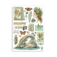 Herbarium Silvae - Stamperia A5 Washi Pad 8/Pkg