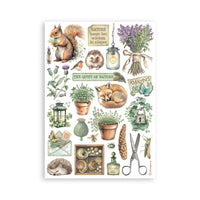 Herbarium Silvae - Stamperia A5 Washi Pad 8/Pkg