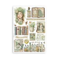 Herbarium Silvae - Stamperia A5 Washi Pad 8/Pkg