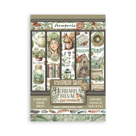 Herbarium Silvae - Stamperia A5 Washi Pad 8/Pkg