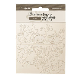 Hidden Grove Pattern - Stamperia Decorative Chips 5.5"X5.5"