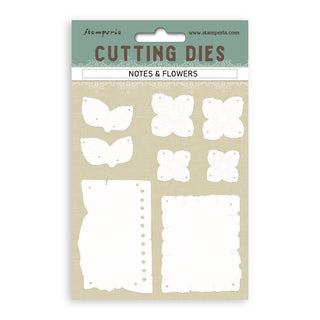 A6 - Notes and Flowers - Die