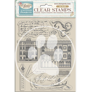 Venice City of Art stripes - Elements Clear Stamp