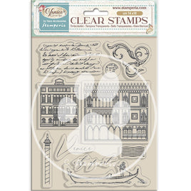 Venice City of Art stripes - Elements Clear Stamp