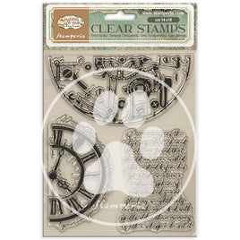 Gardens of Time - Half Clocks - Clear Stamp