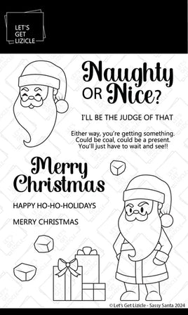 Sassy Santa - Clear Stamp