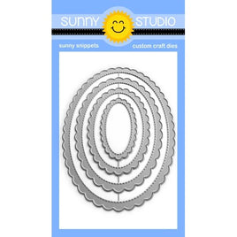 Scalloped Oval Mat 1 Die