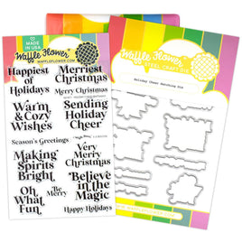 Holiday Cheer - Clear Stamp & Die Combo