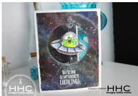 Alien Invasion 4X6 Clear Stamp Set