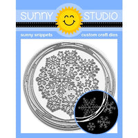 Snowflake Circle Frame Die