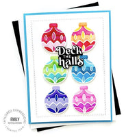 Create-in-Quads - Deck the Halls Ornaments - Die