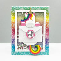 I'm a Hugger - Unicorn - Die & Clear Stamp Combo