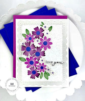Scattered Blooms Cutting Plate - Die