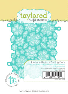 Scattered Blooms Cutting Plate - Die