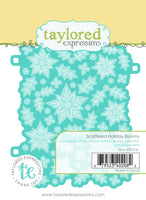 Scattered Holiday Blooms Cutting Plate - Die
