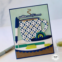 Mugs & Kisses - Die & Clear Stamp Combo