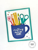 Mugs & Kisses - Die & Clear Stamp Combo