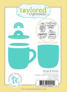 Mugs & Kisses - Die & Clear Stamp Combo