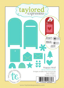 Happy Mail - Die & Clear Stamp Combo
