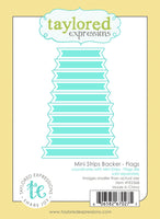 Mini Strips Backer - Flags - Die