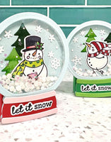 Snow Globe Shaker Tag - Die