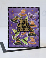 Die, Create-in-Quads - Happy Haunting Witch Hats