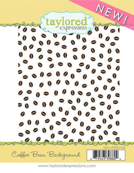 Coffee Bean Background - Cling Stamp