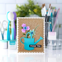 Fineline Script 6x6 Background - Cling Stamp