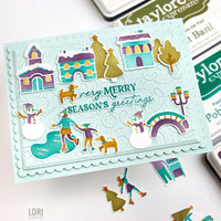 Christmas Time in the City - Cling Stamp