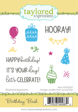 Birthday Bash - Cling Stamp