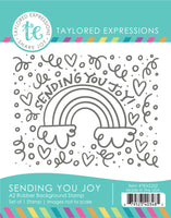 Sending You Joy Background - Cling Stamp