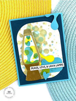 Mini Strips - Lava You - Cling Stamp