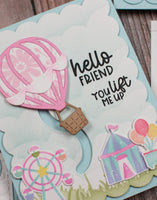 Floating By - Cling Stamp