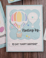 Floating By - Cling Stamp