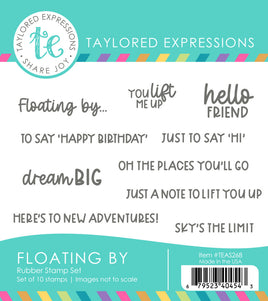 Floating By - Cling Stamp