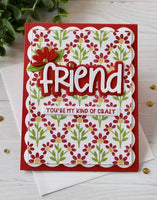 Simple Strips - Friendship 2 - Cling Stamp