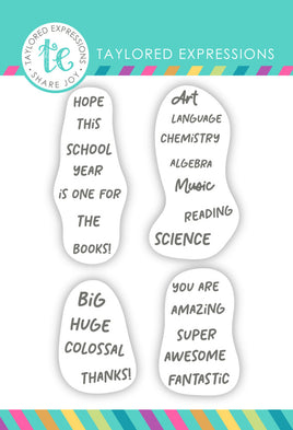 Treat Your Shelf - Back to School - Clear Stamp