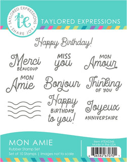 Mon Ami - Cling Stamp
