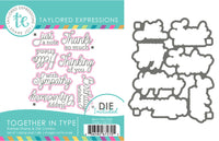 Together in Type - Stamp & Die Combo