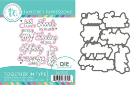 Together in Type - Stamp & Die Combo