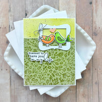 Scattered Meadow Background - Cling Stamp