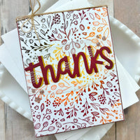 Scattered Meadow Background - Cling Stamp