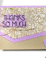 Scattered Meadow Background - Cling Stamp