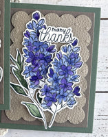 Just Because Blooms - Cling Stamp